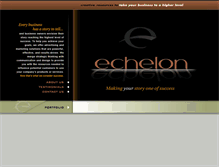 Tablet Screenshot of echelonadvertising.com